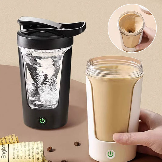 450ml Electric Rechargeable Fully Automatic Mixing Cup Portable Protein Shaker Bottle